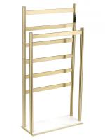 Полотенцесушитель электрический напольный WONZON & WOGHAND ESSEN, брашированное золото (WW-A407-BG)