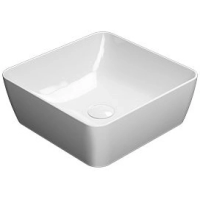 Раковина GSI Nubes 903811 накладная, 38x38 см, цвет Bianco lucido