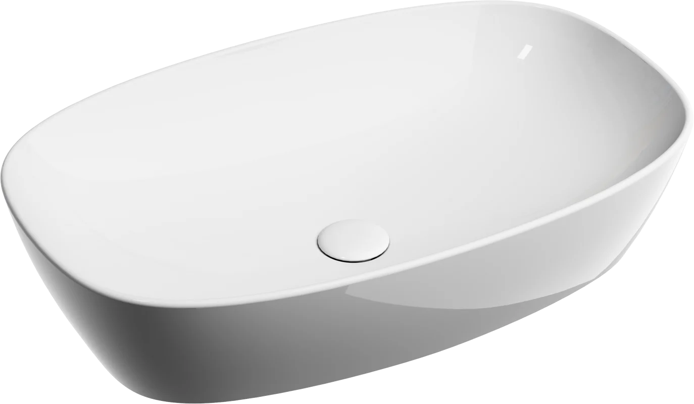 Раковина Ceramicanova Element CN6049 накладная, 60x38 см, белая глянцевая