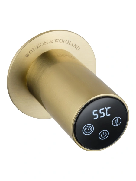 полотенцесушитель электрический встраиваемый wonzon & woghand dortmund, брашированное золото (ww-a364-bg)