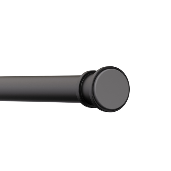 Карниз для ванной комнаты 110-200 см IDDIS Elegante RSB0120i14 черный матовый