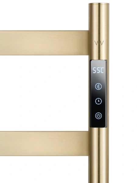 полотенцесушитель электрический напольный wonzon & woghand essen, брашированное золото (ww-a406-bg)