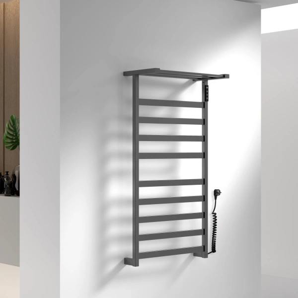 полотенцесушитель электрический wonzon & woghand frankfurt, темный графит (ww-1029-gm)