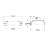 мыльница ramonsoler accessories sop02cuc медь