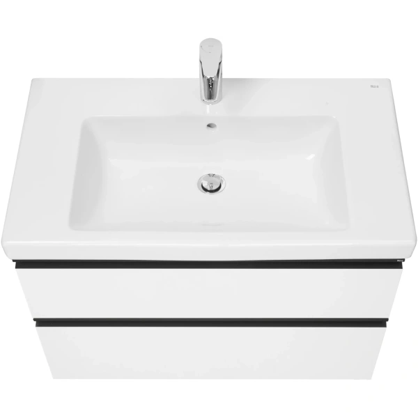 тумба 78,5 см roca domi a857459806 белый глянец