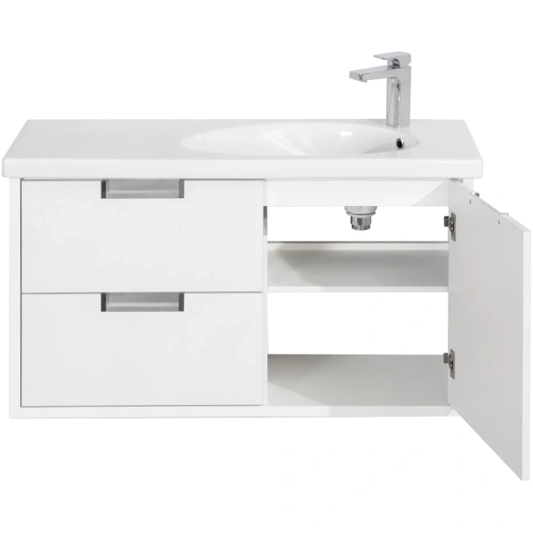 тумба белый глянец 96,4 см roca etna 857302806