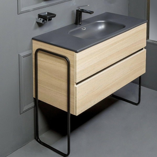 тумба под раковину boheme armadi art vallessi 120 837-120-l подвесная light oak