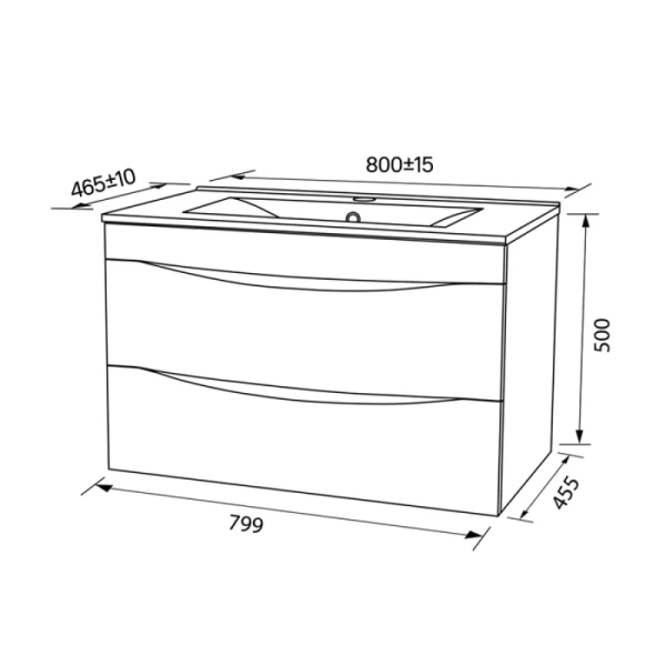 тумба с раковиной iddis cloud 80 подвесная белая clo80w0i95k