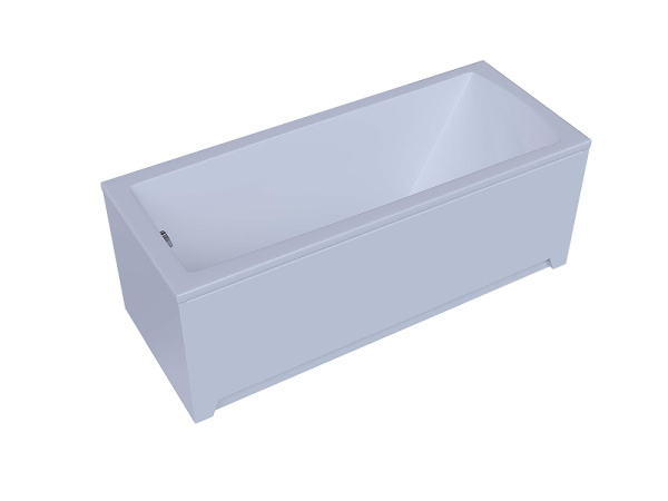 акриловая ванна aquatek либра new 160х70 lib160n-0000019 цвет белый без панелей, каркаса и слив-перелива