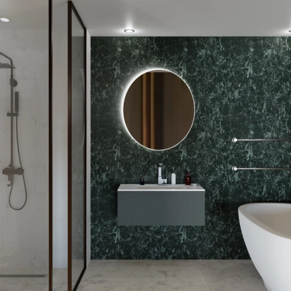 тумба серо-зеленый матовый 59 см la fenice terra fnc-01-ter-g-60