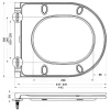 сиденье для унитаза belbagno bb902sc с микролифтом, белый