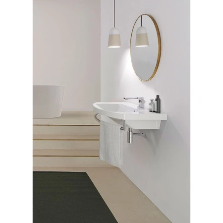 раковина gsi norm 8645111 подвесная, 60x49 см, цвет bianco lucido