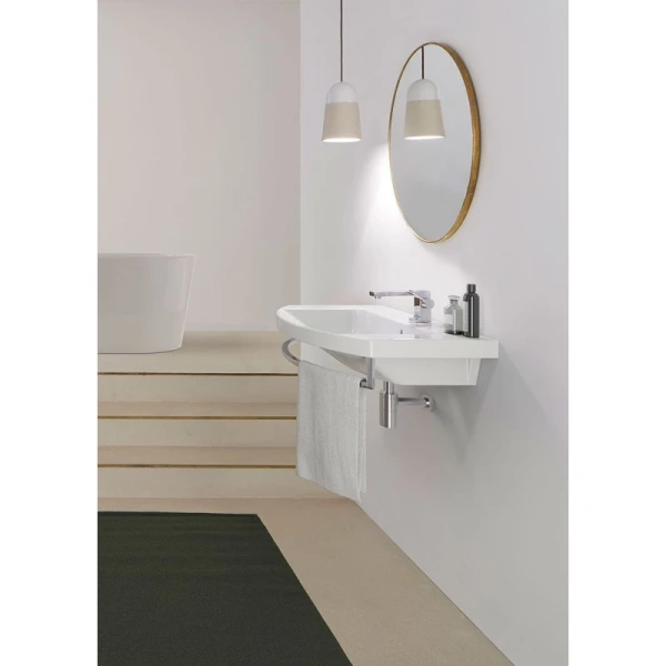 раковина gsi norm 8645111 подвесная, 60x49 см, цвет bianco lucido