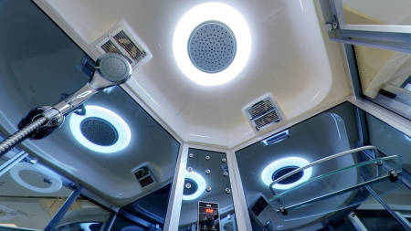 душевая кабина timo standart 110x85 t-1110l с гидромассажем