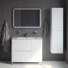 тумба с раковиной iddis edifice белая, 100 см edi10wfi95k