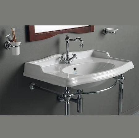 раковина simas arcade ar 864 bia 1 hole подвесная, 90x56 см, белая