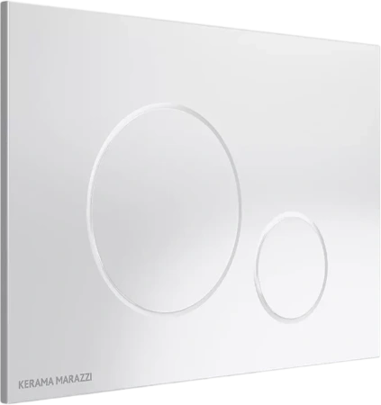 кнопка смыва kerama marazzi fpr.a.wht белая глянцевая