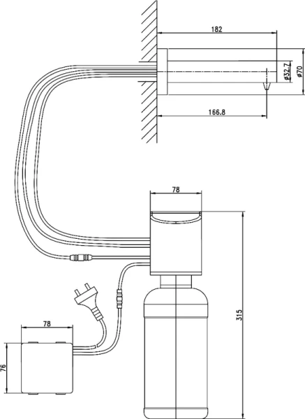 диспенсер для мыла lemark project lm4641ce