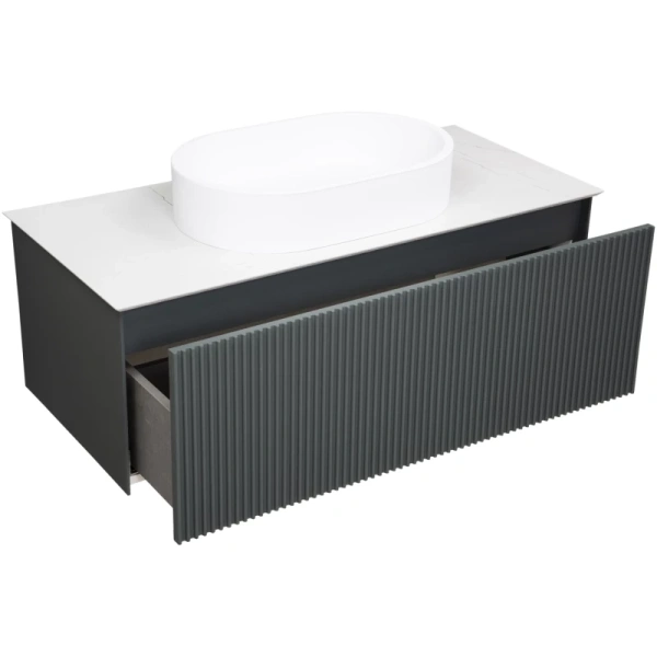 тумба серо-зеленый матовый 95,2 см la fenice terra fnc-01-ter-g-100