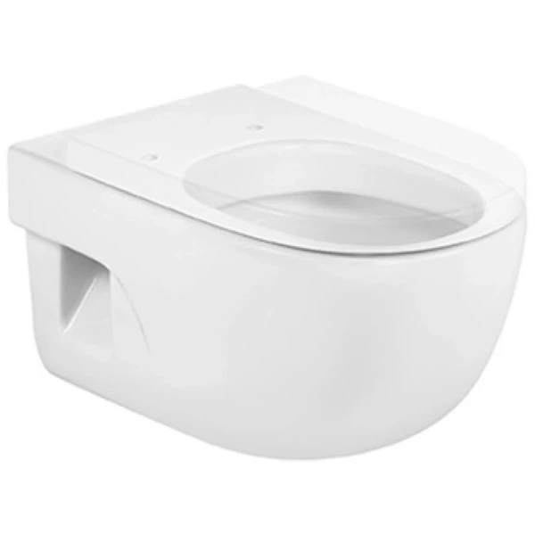 унитаз подвесной roca meridian 7.3462.4.700.0 без сиденья, цвет белый