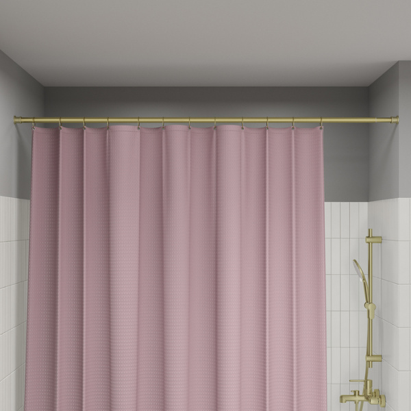 Карниз для ванной комнаты IDDIS Elegante RSG0120i14 110-200 см, золото матовое