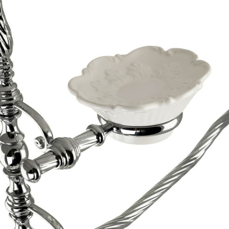 напольная стойка migliore elisabetta 17045 цвет хром