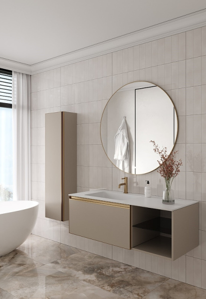 тумба под раковину boheme armadi art quatro 6 120 790-m6-120-d-mg подвесная daphne профиль золото матовое