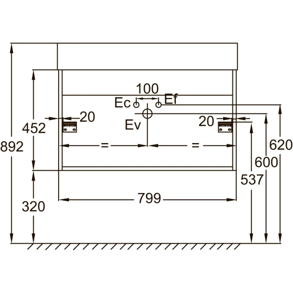 тумба 80 см jacob delafon vivienne eb1584-e52-s50 подвесная, дуб табак/аквамарин сатин