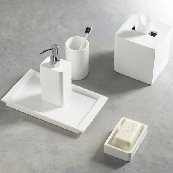 Дозатор для мыла Kassatex Lacca White ALA-LD-W