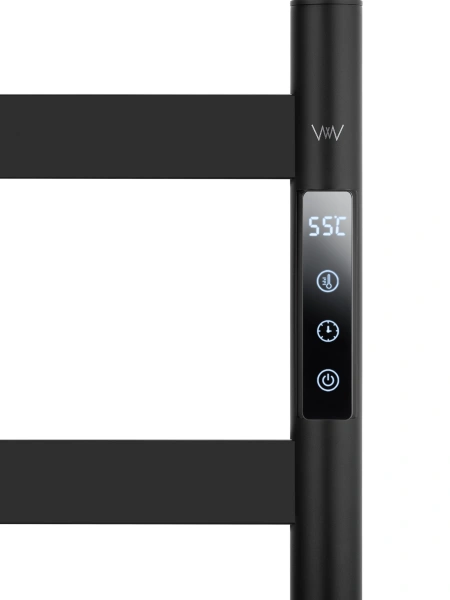 полотенцесушитель электрический напольный wonzon & woghand essen, черный матовый (ww-a406-mb)