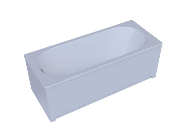 акриловая ванна aquatek оберон 160х70 obr160-0000086 цвет белый без панелей, каркаса и слив-перелива