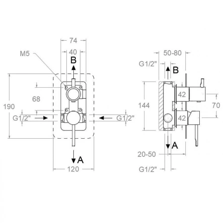 смеситель для душа ramonsoler odisea 391512soc золото брашированное