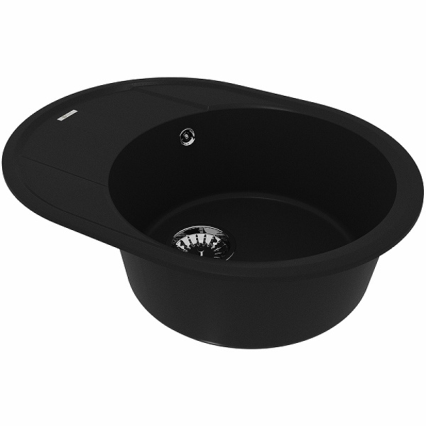 кухонная мойка lemark lacha 620 9910049 антрацит