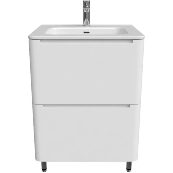 тумба с раковиной iddis edifice белая, 60 см edi60wfi95k