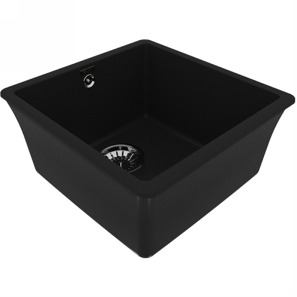 кухонная мойка lemark sinara 400-u 9910061 антрацит