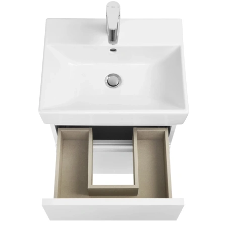 тумба белый глянец 46 см roca oleta a857638806