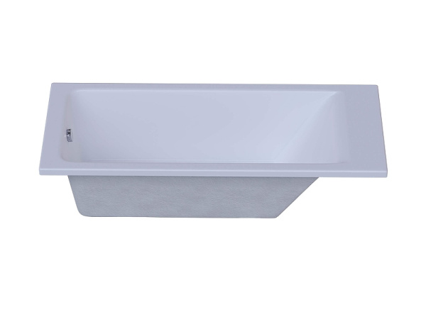 акриловая ванна aquatek eco-friendly калибри 180х80 kl180-0000001 цвет белый без панелей, каркаса и слив-перелива