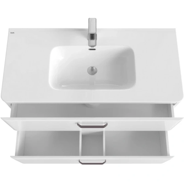 тумба с раковиной iddis brick 100 bri10wfi95k белая