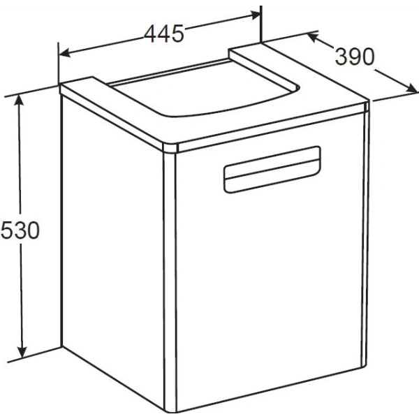 тумба с раковиной фиолетовый 45 см roca the gap zru9302743 + 327477000