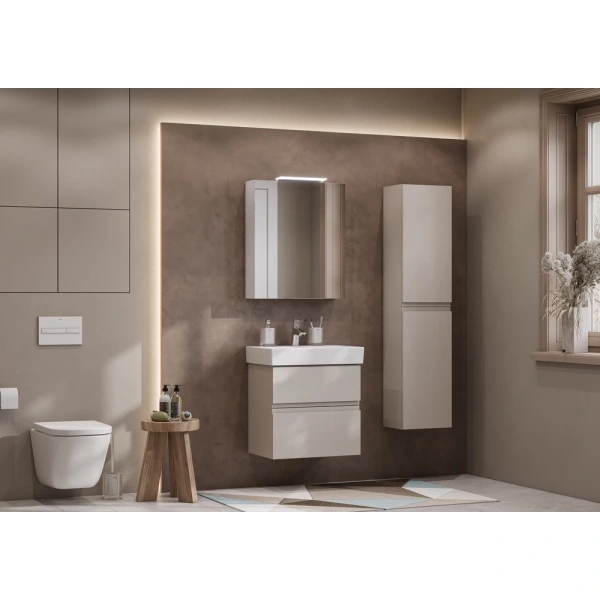 пенал roca oleta a857650515 подвесной l/r, капучино