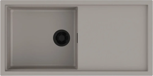 комплект мойка кухонная omoikiri sintesi 100 leningrad grey + измельчитель nagare slim 1250