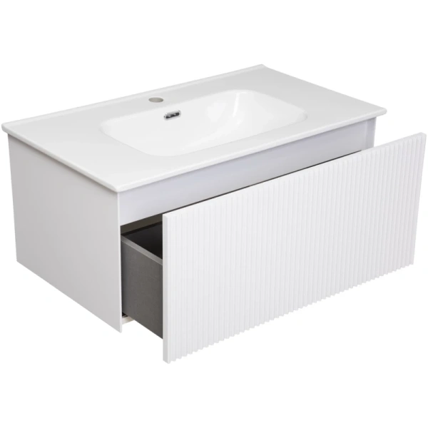 тумба белый матовый 74 см la fenice terra fnc-01-ter-b-80