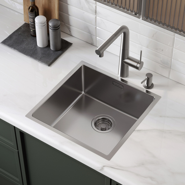 мойка универсального монтажа 440*440 iddis prime pri44s0i77 нержавеющая сталь, сатин